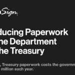 Reducing Paperwork at the Department of Treasury