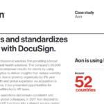 Aon scales and standardizes global HR with DocuSign