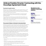 Unilever Enables Smarter Contracting with the DocuSign Agreement Cloud