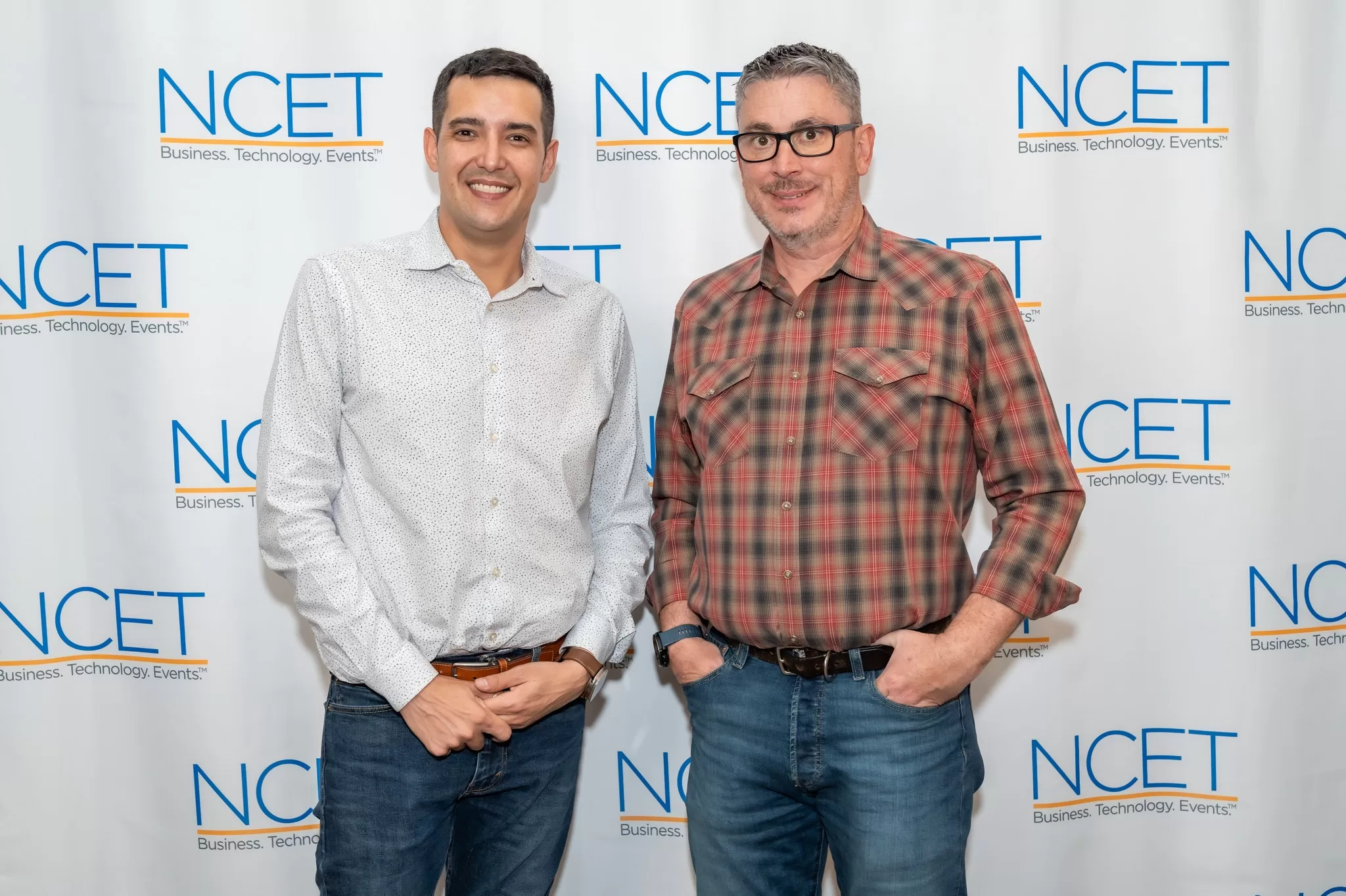 Tim Miles and Brandon App NCET Tech Awards